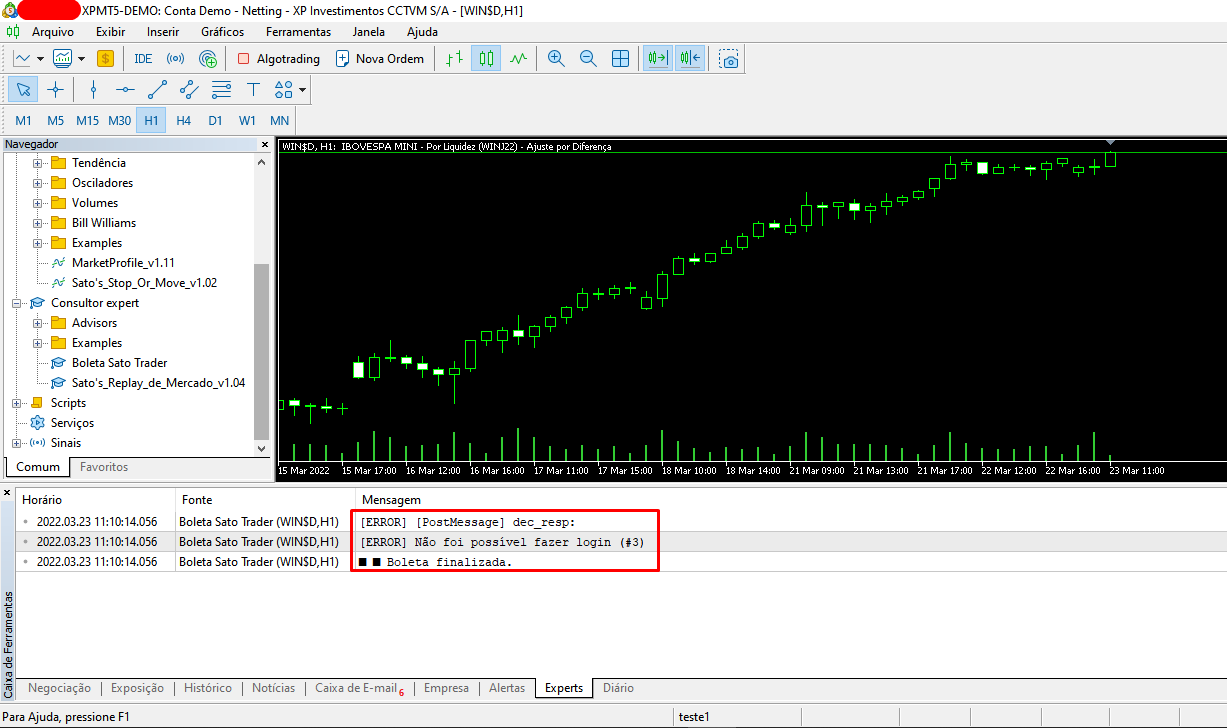 Instalar A Boleta Sato Trader No Metatrader Raio X Preditivo